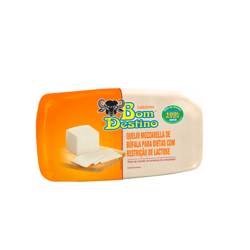 Queijo Mozzarella de búfala para dietas com restrição de lactose