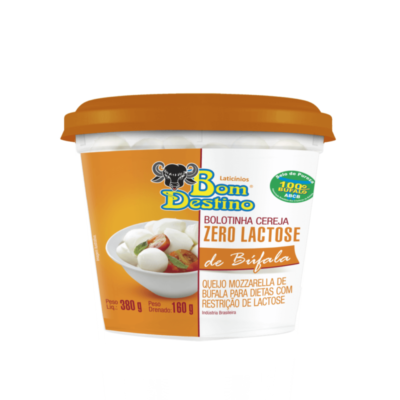 Queijo Mozarella Zero Lac Bolotinha Cereja
