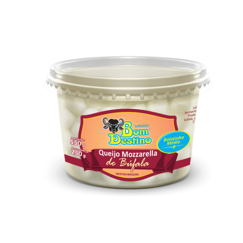 Queijo mozzarella de búfala Bolotinha Média