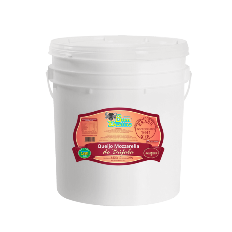 Queijo Mozzarella Balde 2kg